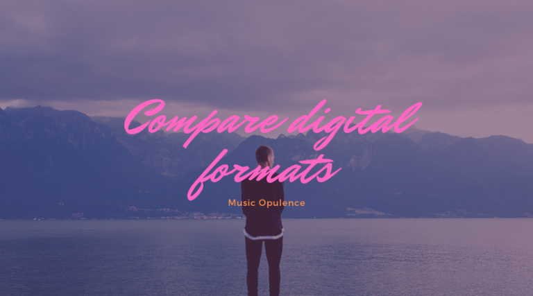 Compare digital formats